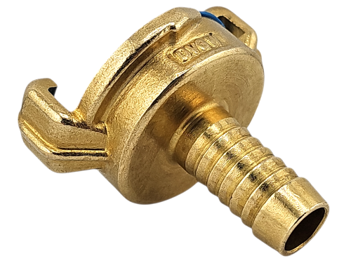 GEKA plus Schlauchstück K 1/2" 13 mm Trinkwasser Sägezahn DVGW Ms. EPDM Dichtung